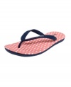 Convere's CTAS SandStar flip flops are a pretty and polka-dotted beach bag essential.