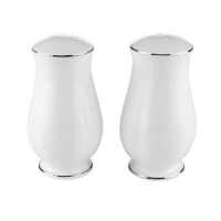 Lenox Hannah Platinum Salt and Pepper Set, White