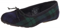 Polo by Ralph Lauren Allie Ballet Flat (Toddler/Little Kid/Big Kid),Blackwatch Plaid,1.5 M US Little Kid