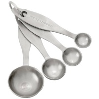 HIC Brands that Cook Essentials Stainless Steel Professional Edge Measuring Spoons, 4-Piece Set