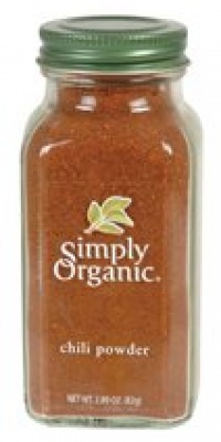 Simply Organic Chili Powder Certified Organic, 2.89-Ounce Containers  (Pack of 3)