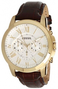 Fossil FS4767 Grant Brown Leather Strap Watch