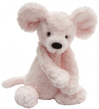 Jellycat Bashful Pink Mouse Medium