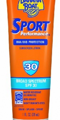 Banana Boat Sport Performance Sunblock Lotion SPF 30, 1fl.-Ounce Bottles (Pack of 24)