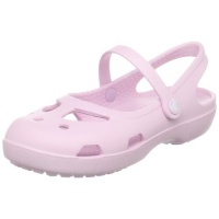 Crocs Shayna Mary Jane Clog (Toddler/Little Kid),Bubblegum,1 M US Little Kid/ 3 M US Women's