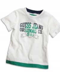 GUESS Kids Boys Baby GUESS Kids Boys T-Shirt (12 - 24m), WHITE (12M)