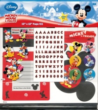 Disney 12-by-12 Mickey and Friends Scrapbook Page Kit