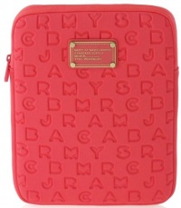 Marc Jacobs Dreamy Logo Neoprene Tablet Case Highlighter Flamingo