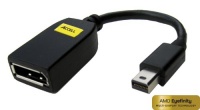 Accell B112B-001B UltraAV Mini DisplayPort/DisplayPort(f) Adapter (Black)