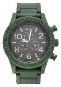 RayNell Color Domination Green XL Men's watch Green Metal Band N Case