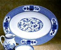 Mottahedeh Imperial Blue Oval Platter