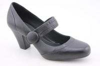 Clarks Ruby Shimmer Shoes Black Womens