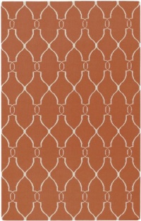 Area Rug 9x13 Rectangle Transitional Coral Color - Surya Fallon Rug from RugPal