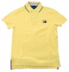 Tommy Hilfiger Men's Big Flag Polo Shirt (Medium, Provence Yellow)