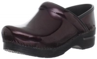 Dansko Women's Pro Black Cherry Pearl Patent Clog