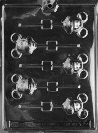 Cybrtrayd A022 Mouse Lolly Mickey Animal Chocolate Candy Mold