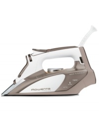 Precision gliding for an effortlessly smooth finish. An innovative design with polished stainless steel soleplate and rounded back delivers unrivaled ironing performance that moves back and forth without getting stuck on creases or kinks. The high precision tip presses into the hardest-to-reach areas with concentrated steam that tackles even the toughest wrinkles. 1-year warranty. Model DW5080.