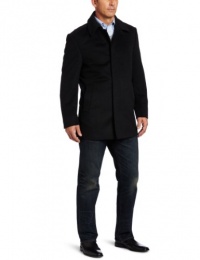 Calvin Klein Men's Slim Fit Coat, Charcoal, 40 Short