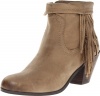 Sam Edelman Women's Louie Ankle Fringe Boot