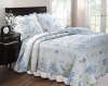 Greenland Home Coral Blue King 3-Piece Quilt Set