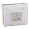 Clara Clark 1800 Premier Series 4pc Bed Sheet Set - King, White,