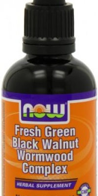 Now Foods Fresh Green Black Walnut Wormwood Complex, 2-Ounce