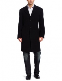 Calvin Klein Men's Plaza Coat, Black, 38 Short