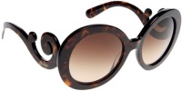 Prada PR27NS Sunglasses - 2AU/6S1 Havana (Brown Gradient Lens) - 55mm