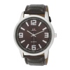 U.S. Polo Assn. Classic Men's US5166 Brown Dial Brown Crocodile Strap Watch