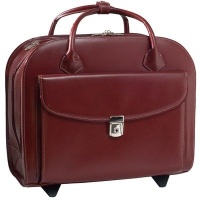 McKleinUSA GRANVILLE 96146A Red Wheeled Ladies' Laptop Case