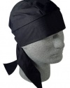 ZANheadgear Flydanna 100 Percentage Cotton Deluxe Head Wrap (Black)