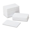 GBC BadgeMates PVC Cards, 30 mil Thickness, Rounded Corners, White, 100 Cards per Pack (3748081)