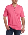 IZOD Men's Short Sleeve Solid Grid Golf Polo