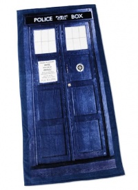 Doctor Who Tardis 30 X 60 Beach Towel