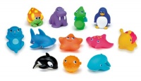 Munchkin 12 Count Bath Fun Animal Squirters