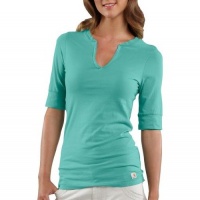 Carhartt WK137 Women's Elbow Sleeve Solid T-Shirt