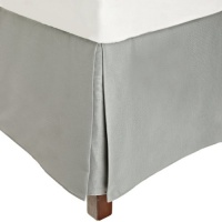 Calvin Klein White Label Small Diamond California King Bedskirt, Slate