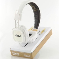 Marshall Major Headphones White with Microphones