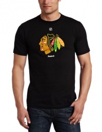 NHL Chicago Blackhawks Primary Logo T-Shirt  ,Black