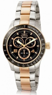 Invicta Signature II Multifunction Tachymeter Rose Gold Two-tone Mens Watch 7308