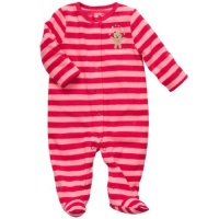 Osh Kosh Infant Girls Microfleece Sleep & Play, I Love You This Much, NB