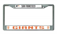 MLB San Francisco Giants Chrome License Plate Frame