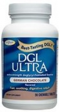 Enzymatic Therapy DGL Ultra German Chocolate -- 90 Chewable Tablets