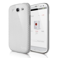 elago G5 Breathe Case for Galaxy S3 (Fits Verizon, AT&T, T-Mobile, Sprint and other Carriers) - Glossy White - ECO PACK