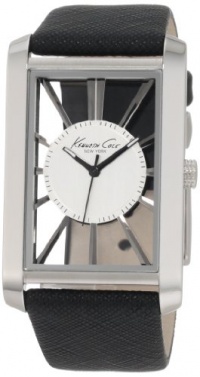 Kenneth Cole New York Men's KC1755 Transparency Classic See-Thru Dial Rectangle Case Watch