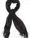 Fiona Shimmer Scarft - Extra Long Scarf Colors: Black