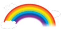 RoomMates RMK1629GM Over the Rainbow Peel & Stick Giant Wall Decal