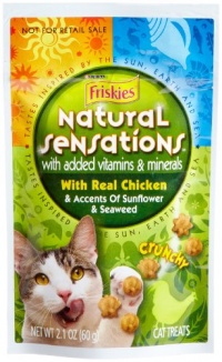 Friskies Natural Sensations Cat Food with Real Chicken, 10 - 2.1-Ounce Packages