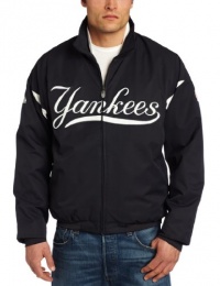 MLB New York Yankees Thermabase Full Zip Premier Home Jacketidnight Navy/White