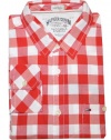 Tommy Hilfiger Denim Men Custom Fit Plaid Long Sleeve Shirt